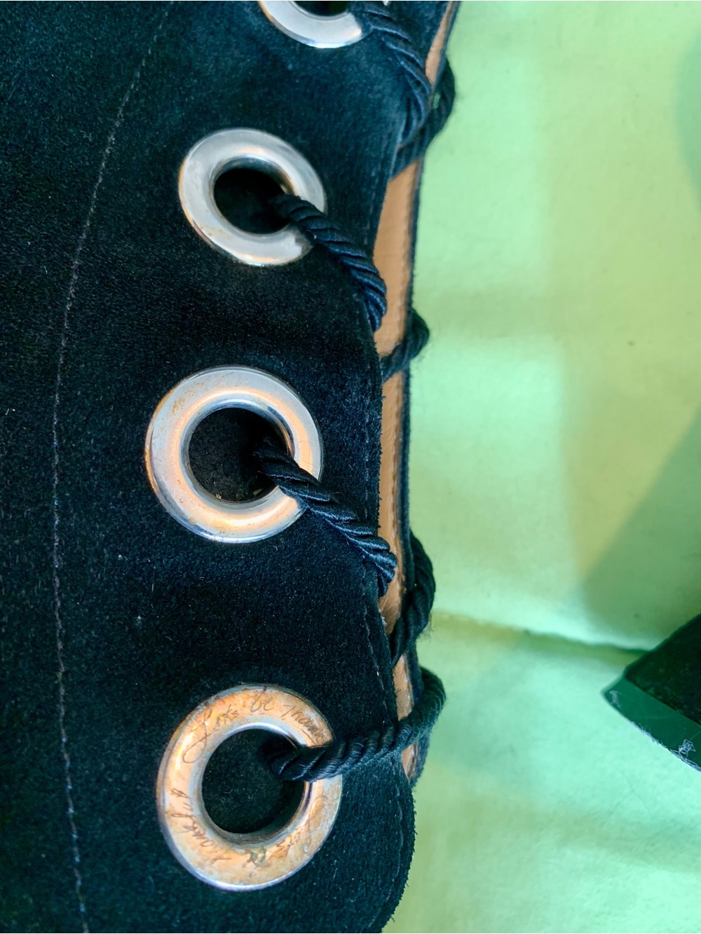Fluevog Mega Munster SAMPLADELIC LACE-UP PLATFORM BOOTS - Picture 11 of 16